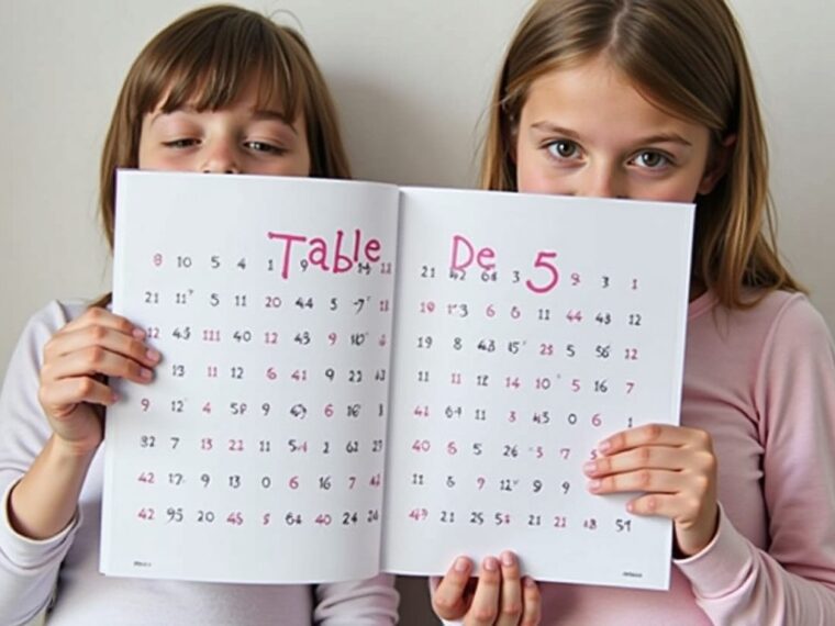 Table de 5 : Méthodes simples et efficaces pour maîtriser la multiplication